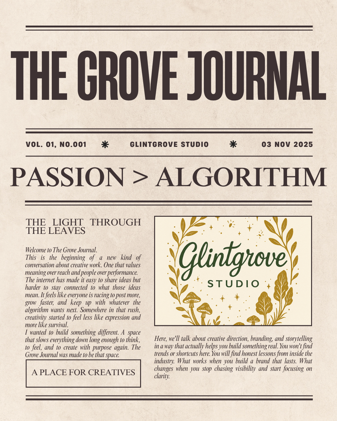 A Light Through the Leaves